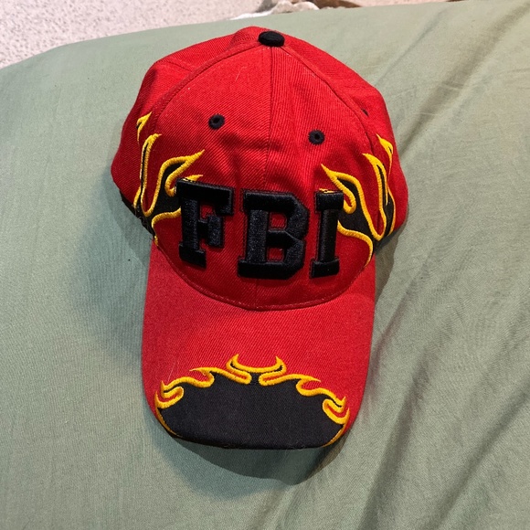 SOLD FBI Red Cap - Picture 1 of 2
